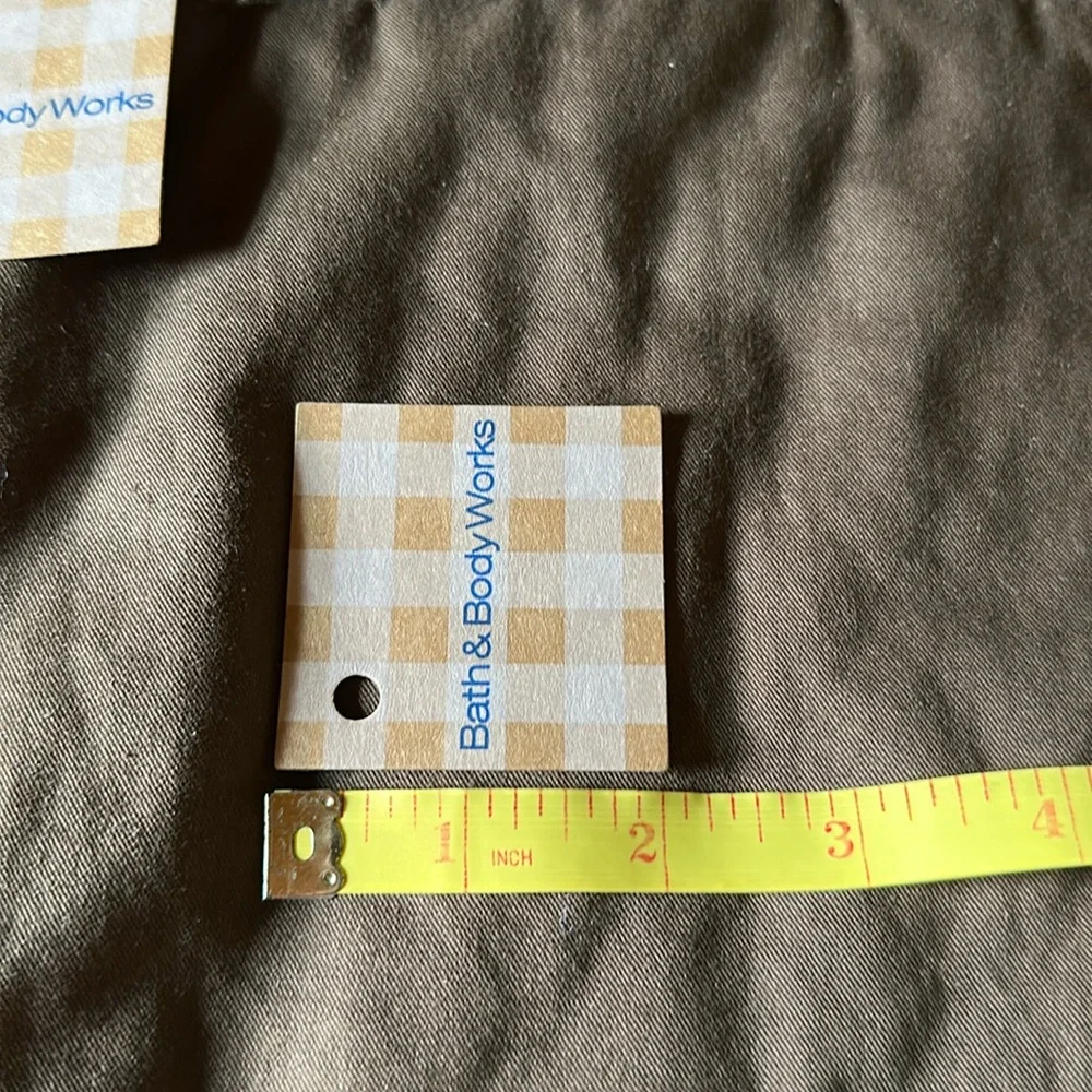 Bath & Body Works Small Cardboard Gingham Gift Tags